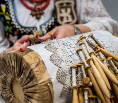 Warsztaty koronki klockowej