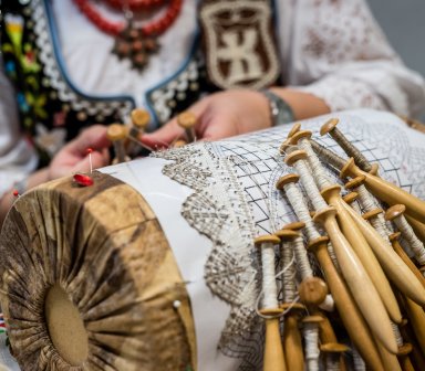 Warsztaty koronki klockowej