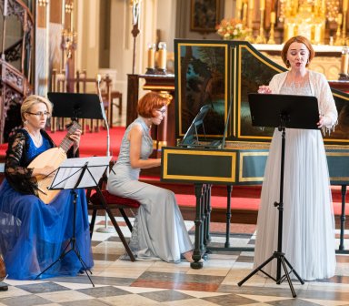 artyści podczas koncertu