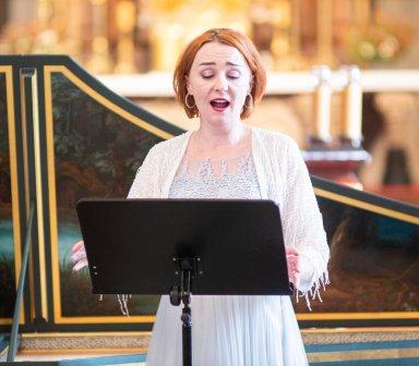 artyści podczas koncertu