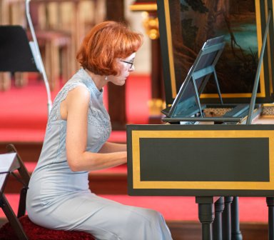 artyści podczas koncertu